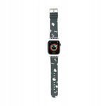 Hello Kitty Heads & Bows Pattern Pasek do Apple Watch 38/40/41 mm (czarny)