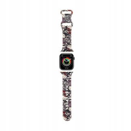Hello Kitty Silicone Tags Graffiti Pasek do Apple Watch 38/40/41 mm beżowy