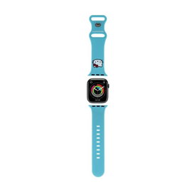 Hello Kitty Silicone Kitty Head Pasek do Apple Watch 38/40/41 mm niebieski