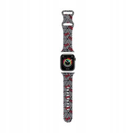 Hello Kitty Silicone Bows & Stripes Pasek do Apple Watch 38/40/41 mm czarny