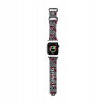Hello Kitty Silicone Bows & Stripes Pasek do Apple Watch 38/40/41 mm czarny