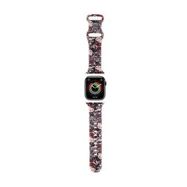 Hello Kitty Silicone Tags Graffiti Pasek do Apple Watch 38/40/41 mm różowy