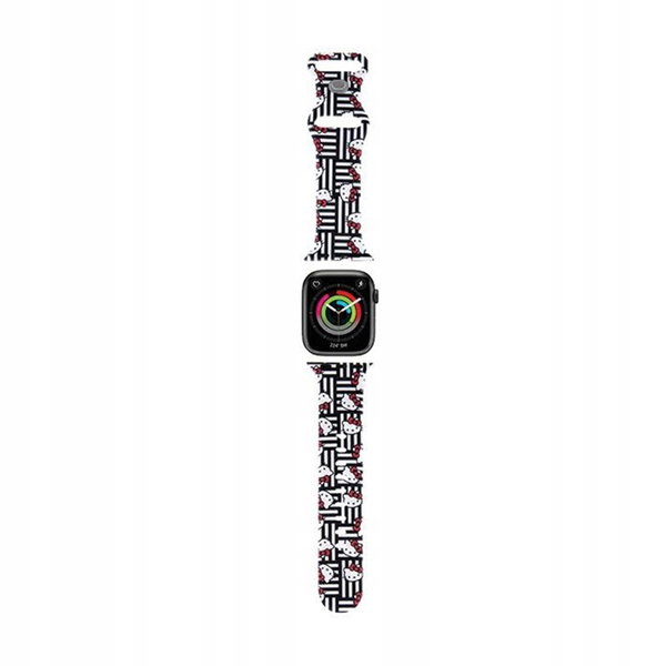 Hello Kitty Silicone Heads Pasek do Apple Watch 38/40/41 mm czarny