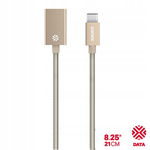 Kanex przejściówka DuraBraid Aluminium z USB-C na USB 3.0 typ A (Gold)