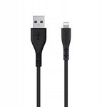 Kabel połączeniowy USB-A do Lightning certyfikat MFi 1.2m (Czarny)