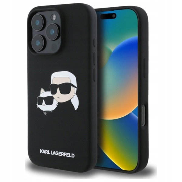 Karl Lagerfeld MagSafe - Etui iPhone 16 Pro Max (czarny)