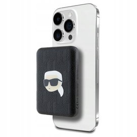 Karl Lagerfeld MagSafe - Power Bank indukcyjny 5000 mAh 15W (czarny)