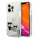 Karl Lagerfeld Liquid Glitter Karl & Choupette - Etui iPhone 13 Pro Max