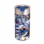 Kubek termiczny ze stali nierdzewnej z zaparzaczem 400 ml (Abstract)