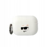 Karl Lagerfeld Silicone NFT Choupette Head 3D - Etui AirPods Pro 2 (biały)