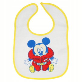 Mickey Mouse - Śliniak mały na rzep (2 szt)
