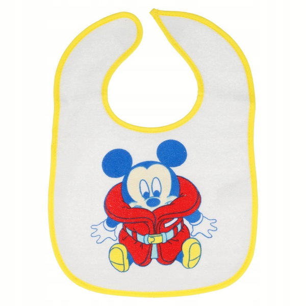 Mickey Mouse - Śliniak mały na rzep (2 szt)