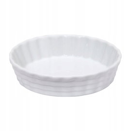 Minibrytfanna porcelanowa / naczynie do zapiekania okrągłe, średnica 13 cm