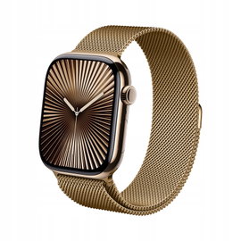 Pasek ze stali nierdzewnej do Apple Watch 44/45/46/49 mm (różowe złoto)