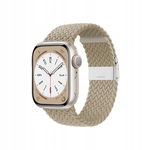 Pleciony pasek do Apple Watch 38/40/41/42 mm (kamienny beż)
