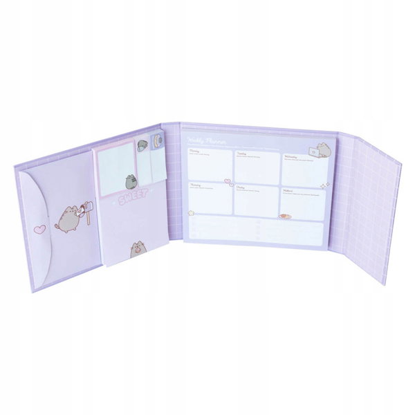 Pusheen - Planner tygodniowy z karteczkami samoprzylepnymi