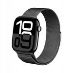 Pasek ze stali nierdzewnej do Apple Watch 38/40/41/42 mm (grafitowy)
