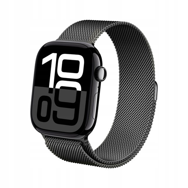 Pasek ze stali nierdzewnej do Apple Watch 38/40/41/42 mm (grafitowy)