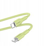 PURO ICON Soft Cable - Kabel USB-C do USB-C 1.5 m (Matcha Green)