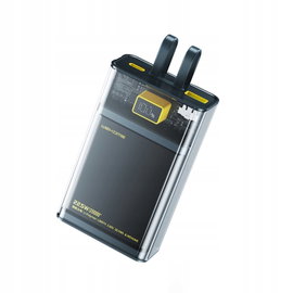 Power bank 20000 mAh Super Charging z wbudowanym kablem USB-C & Lightni