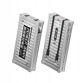 Power bank 10000 mAh Super Charging z wbudowanym kablem USB-C & Lightni