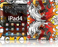 Nexgen Skins - Zestaw skórek na obudowę z efektem 3D iPad 2/3/4