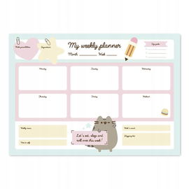 Pusheen - Planer tygodniowy z kolekcji Foodie 54 strony A3