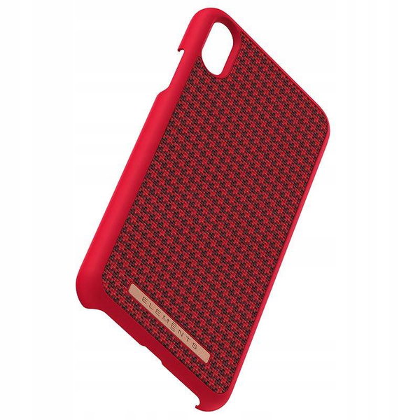 Nordic Elements Materiałowe etui iPhone Xs Max Red