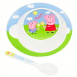 Peppa Pig Miska z łyżeczką mikrofali Świnka Peppa