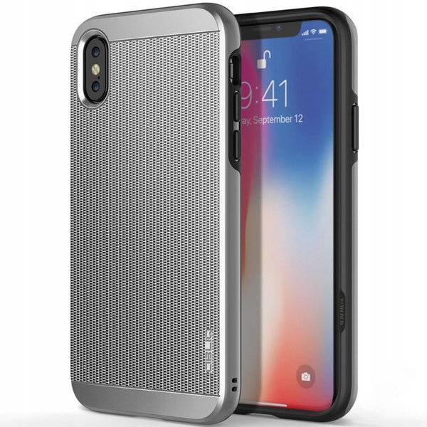 Obliq Slim Meta - Etui iPhone Xs / X Satin Silver