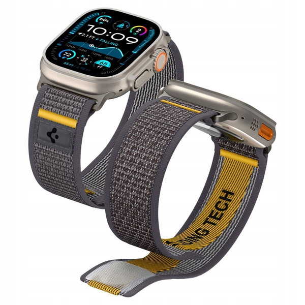 Spigen Athlex Air - Pasek do Apple Watch 44/45/46/49 mm (Active Gray)