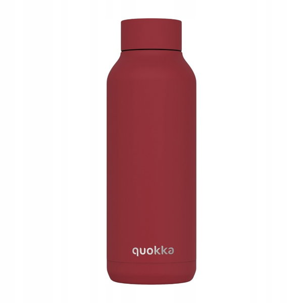 Quokka Solid - Butelka termiczna ze stali nierdzewnej 510 ml Firebrick Red