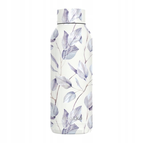 Quokka Solid - Butelka termiczna ze stali nierdzewnej 510 ml (Gray Bouquet)