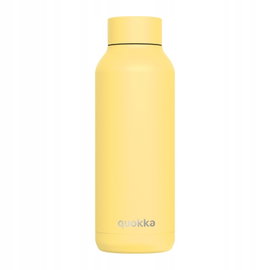 Quokka Solid - Butelka termiczna ze stali nierdzewnej 510 ml (Light Yellow)