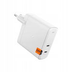 Spigen ArcStation Pro GaN-1402 - Ładowarka sieciowa 2x USB-C 140W (Biały)
