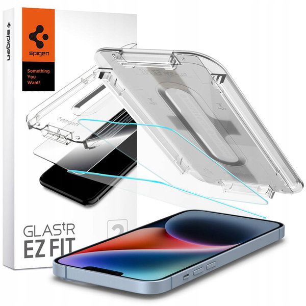 Spigen GLAS.TR EZ FIT - Szkło hartowane do iPhone 14 / 13 Pro / 13 2 szt