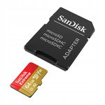 SanDisk Extreme microSDXC - Karta pamięci 64 GB A2 V30 UHS-I U3 170/80 MB/s