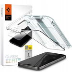 Spigen GLAS.TR EZ FIT FC Szkło hartowane do iPhone 15 Pro Max Czarna ramka
