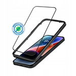 Szkło hartowane 9H na cały ekran iPhone 14 Pro + ramka instalacyjna