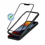 Szkło hartowane 9H na cały ekran iPhone 14 13 13 Pro + ramka instalacyjna