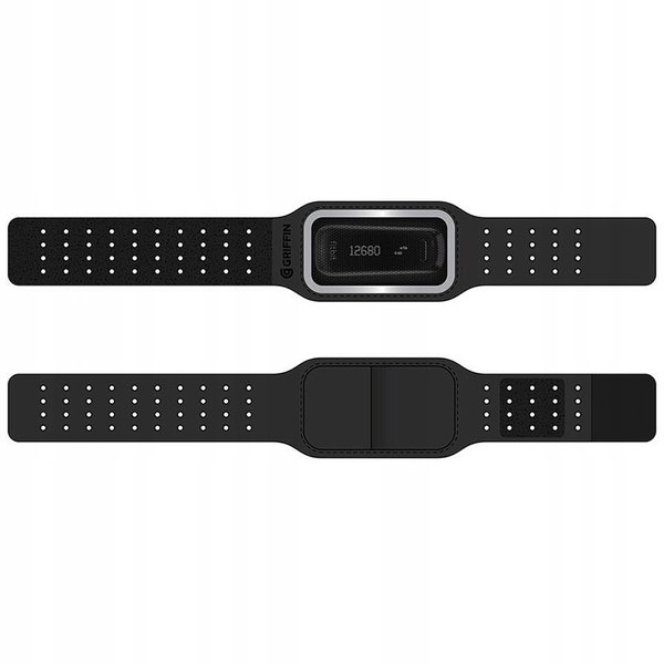 Sportowa opaska na rękę do Fitbit, Jawbone i Sony SmartBand (czarny)