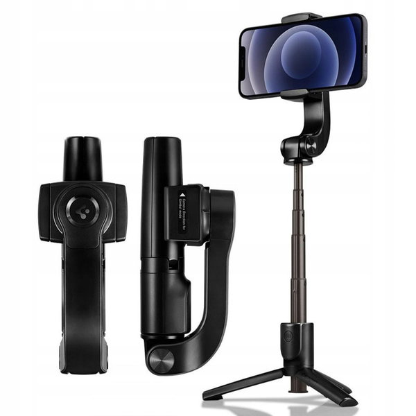Spigen S610W Uchwyt selfie stick / gimbal (Czarny)