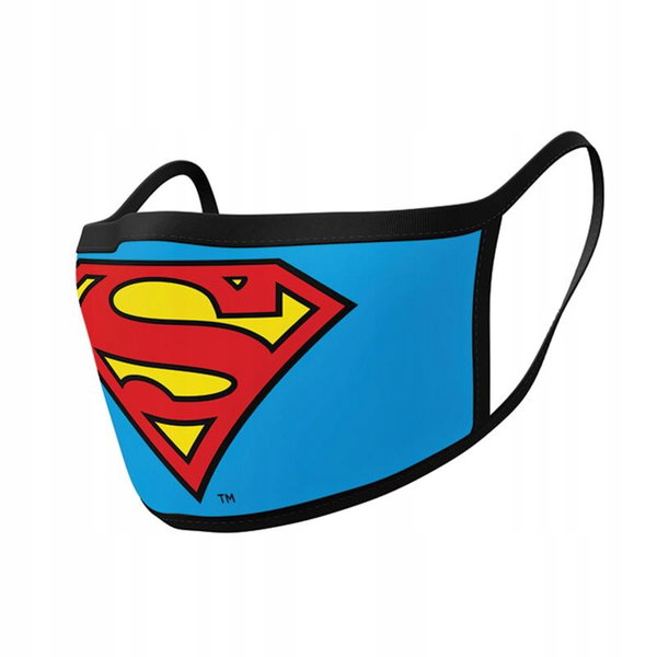 Superman - Maseczka ochronna 2 sztuki, 3 warstwy