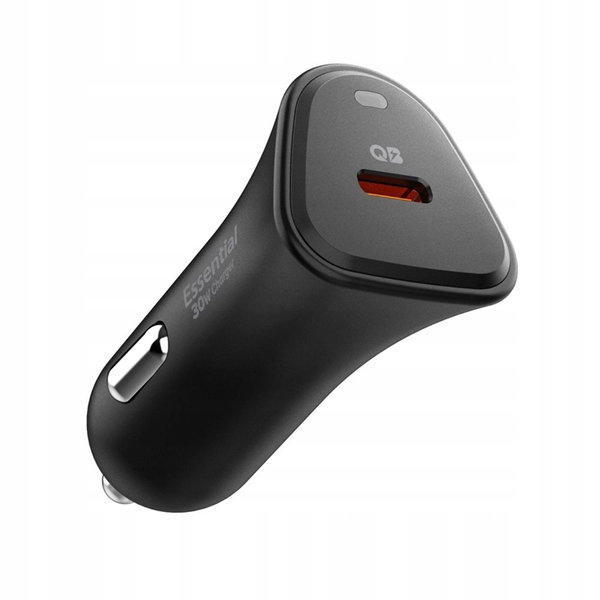 Ładowarka samochodowa USB-C PD 3.0 PPS 30W (Czarny)