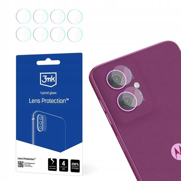Szkło na obiektyw aparatu Motorola Moto G55 5G (4 zestawy)