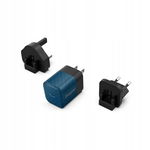 Ładowarka sieciowa Multiplug GaN USB-C 20W PD (Niebieski)