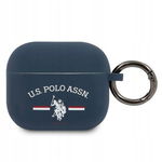 US Polo Assn Silicone Logo Etui Airpods 3 granatow