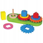 Viga Toys Drewniana układanka kształty geometryczn