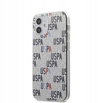 US Polo Assn Logo Mania Etui iPhone 12 Mini biały