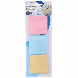 Topwrite Zestaw karteczek samoprzylepnych 3x 50 sz